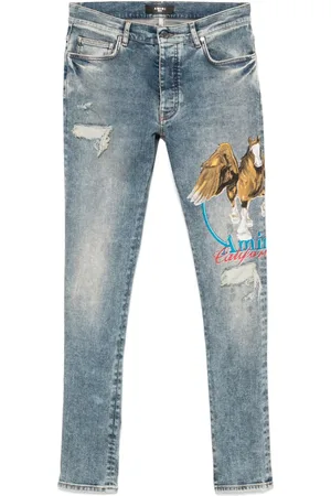 AMIRI Pegasus-print jeans