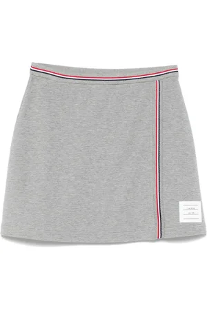 Thom Browne Waffle cotton mini skirt