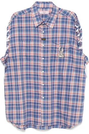 MARTINE ROSE Laced-sleeve shirt