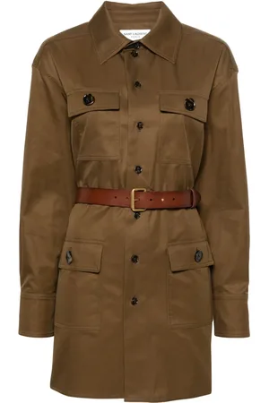 Saint Laurent Saharienne belted shirt