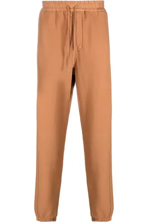 Saint Laurent Drawstring-waistband cotton track pants