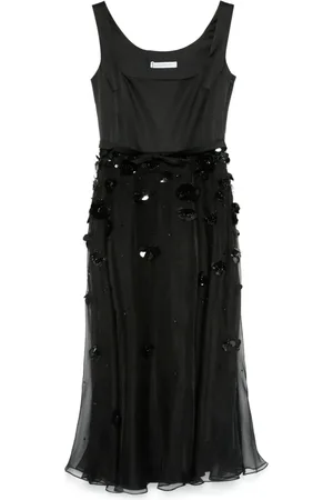 Viktor & Rolf Embroidered A-line maxi dress