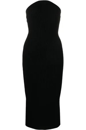 Khaite Rumer ribbed midi dress