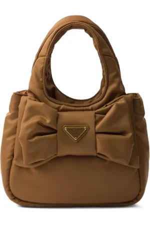 Prada Re-Nylon bow-detail mini bag
