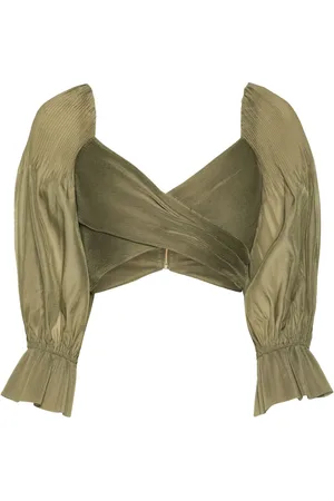 ZIMMERMANN Pliss?? cropped top