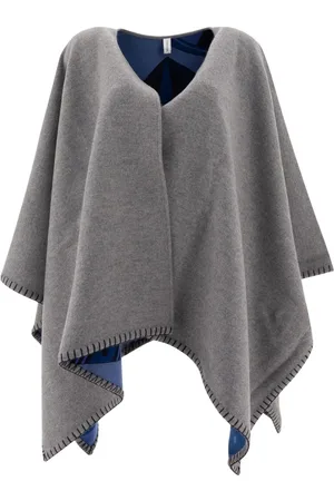 Salvatore Ferragamo Nadir-print reversible cape