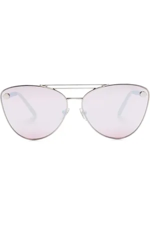 VERSACE Tubular-Greca cat-eye sunglasses