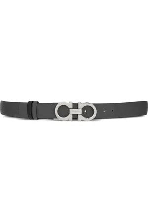 Salvatore Ferragamo Gancini-buckle leather belt