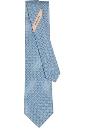 Salvatore Ferragamo Square Gancini print tie