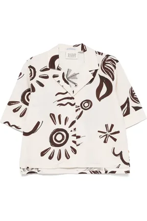 Scotch&Soda Floral-print shirt