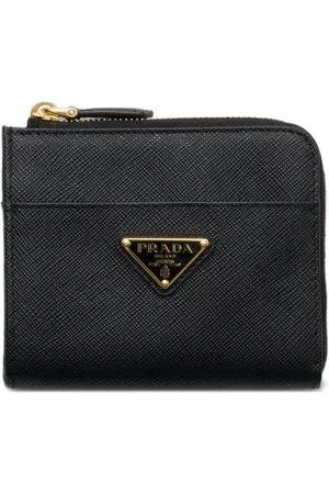 Prada Small logo-triangle wallet