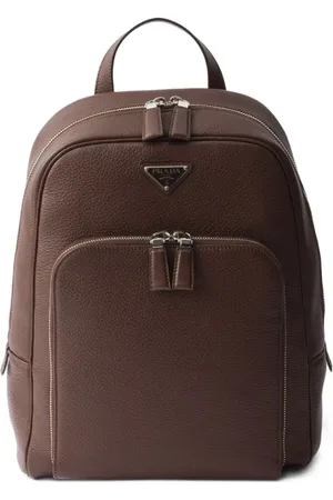 Prada Structured leather backpack