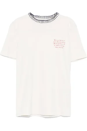 Golden Goose Text-embroidered T-shirt