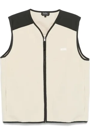 A.P.C. Faux-shearling vest