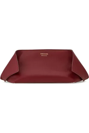 Salvatore Ferragamo Leather makeup bag