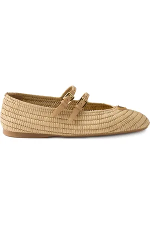 Prada Woven ballerina shoes