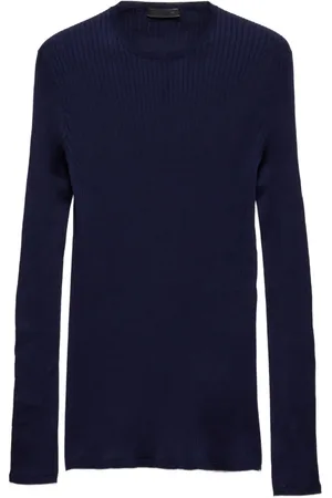 Prada Ribbed cotton jumper