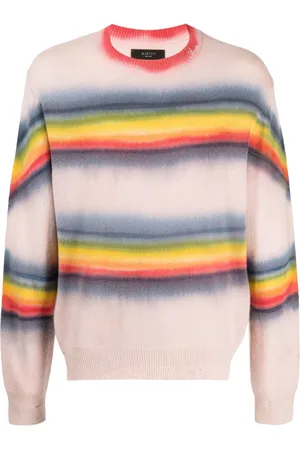 AMIRI Rainbow tie-dye crew-neck sweatshirt