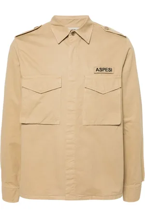 Aspesi Logo-patch shirt