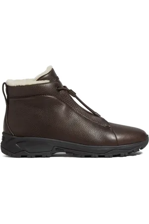 Ermenegildo Zegna Triple Stitch Vetta suede boots