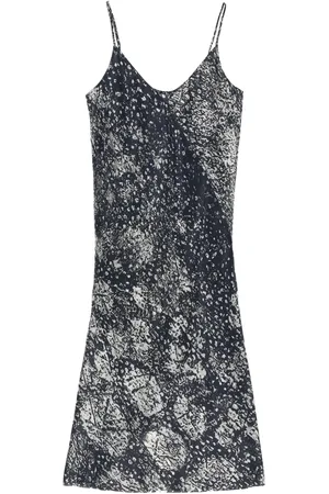 Rick Owens Wolf-print slip dress