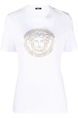VERSACE Medusa Head-print cotton T-shirt