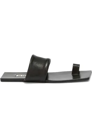 Jil Sander Square open-toe leather sandals