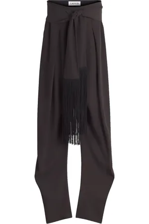 Lanvin Layered tapered trousers