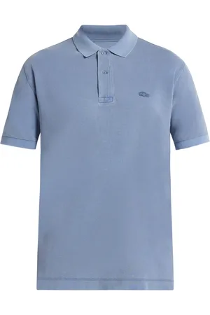 Lacoste Logo-patch organic cotton polo shirt