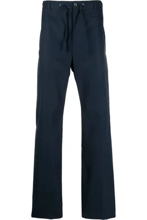 Alexander McQueen Drawstring-waist cotton trousers