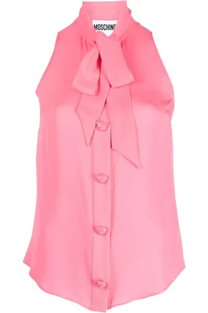 Moschino Pussy-bow collar blouse