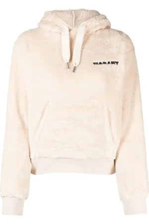 Isabel Marant Maeva logo-embroidered fleece hoodie