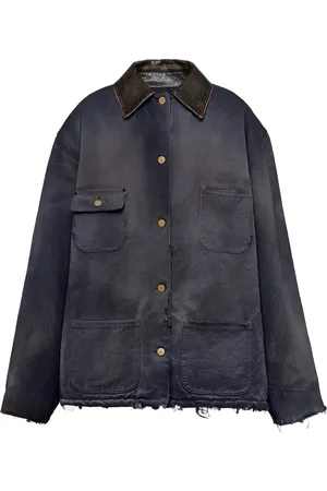 Prada Distressed canvas jacket