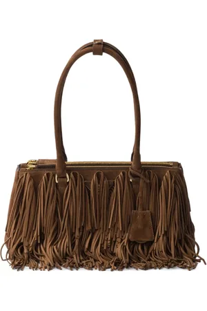 Prada Medium Galleria suede tote bag