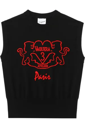 Vaquera Intarsia-logo top