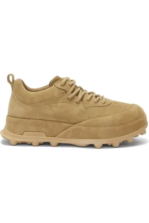 Jil Sander Orb suede sneakers