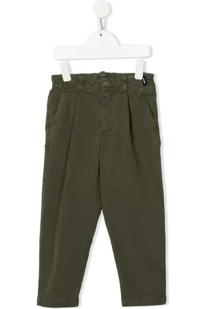 Aspesi Elasticated straight-leg trousers