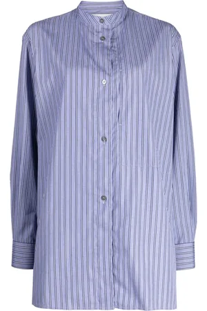 STUDIO NICHOLSON Stripe-print cotton shirt