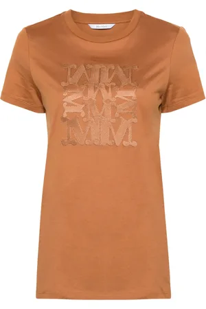Max Mara Taverna logo-appliqu?? T-shirt