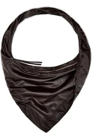 LEMAIRE Scarf leather shoulder bag