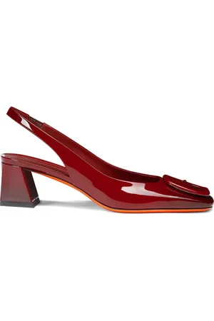 santoni 50mm patent-leather pumps
