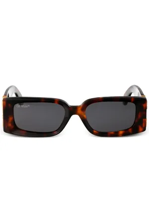 OFF-WHITE Roma tortoiseshell-effect sunglasses