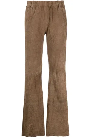Zadig & Voltaire Flared suede trousers