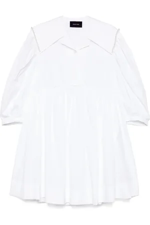 Simone Rocha Beaded sailor-collar mini dress