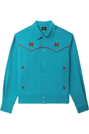 Pins & Needles Cowboy butterfly-embroidered jacket
