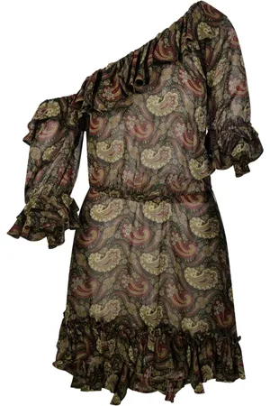 Saint Laurent Paisley-print mini dress
