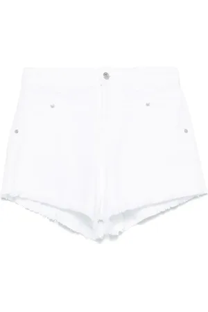 Ermanno Firenze Frayed denim shorts