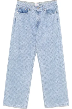 Casablanca Crystal-embellished jeans
