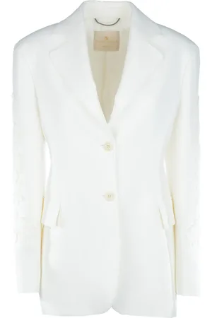 ERMANNO SCERVINO Floral-appliqu?? blazer