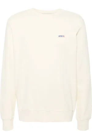 Autry Logo-patch jersey sweatshirt